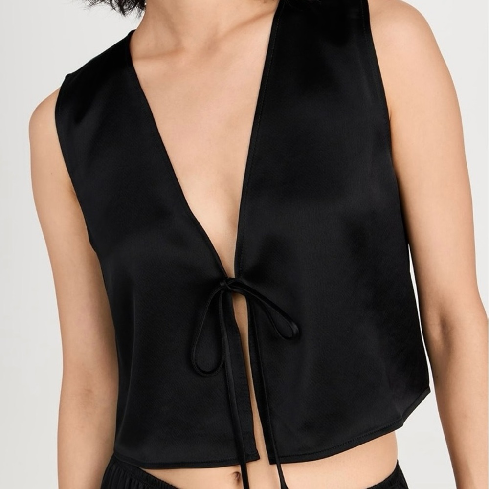 NWT - LESET Barb Tie Top
